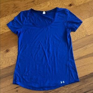 Under Armour Women's Cobalt Blue Fitted Tee